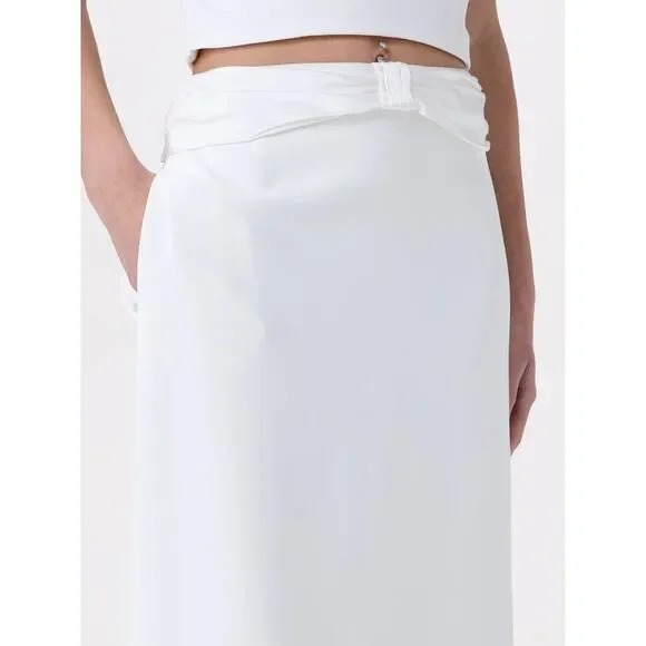 スカート ELISABETTA FRANCHI Woman Skirt Ivory GO109 360 Elisabetta Franchi Skirt Woman Ivory